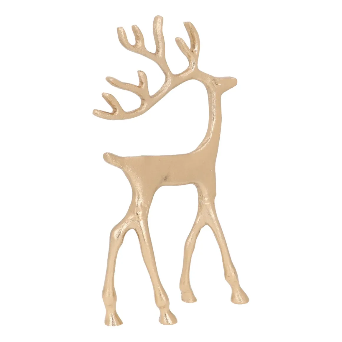 Gouden Rendier Met Sierlijk Gewei