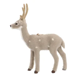 Grijs Hertje 13 Cm Faux Fur