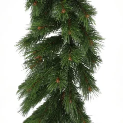 Groene Guirlande Met Dauwdruppels