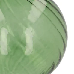 Groene Kerstbal Met Natuurlijke Swirls