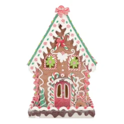 Groot Koekhuisje Van Klei | Led | Handgemaakt | 34cm