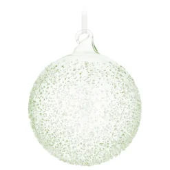 Grote Handgemaakte Eucalyptus Kerstbal Met Spikkels