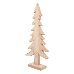 Grote Houten Kerstboom Op Standaard