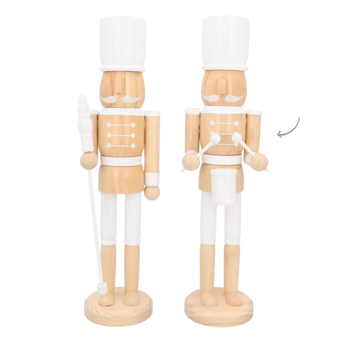 Grote Houten Notenkraker Met Trommel