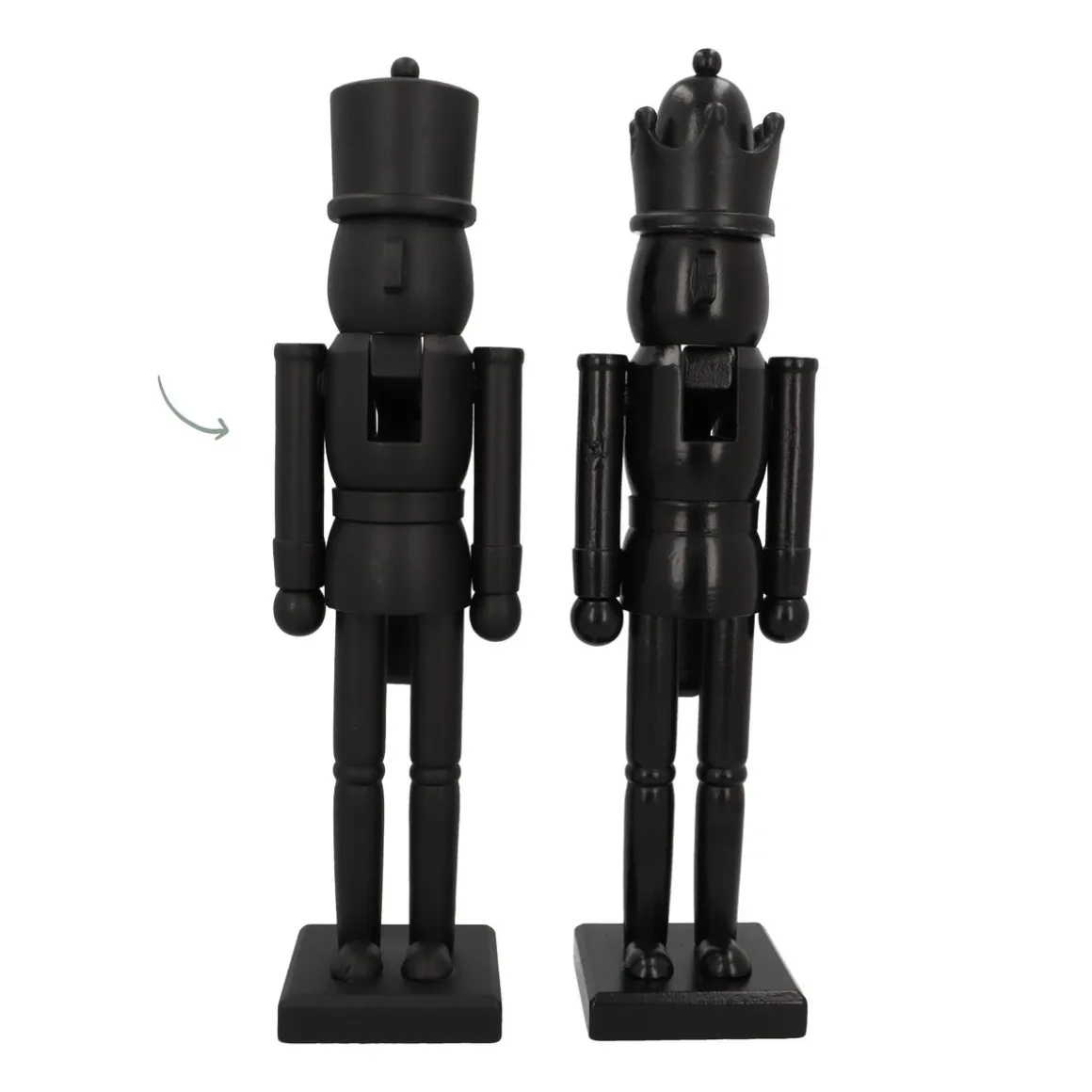 Grote Matzwarte Notenkraker Van Hout