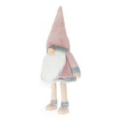 Grote Roze Gnoom Met Verlichte Neus