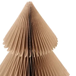 Grote Taupe Papieren Glitterkerstboom