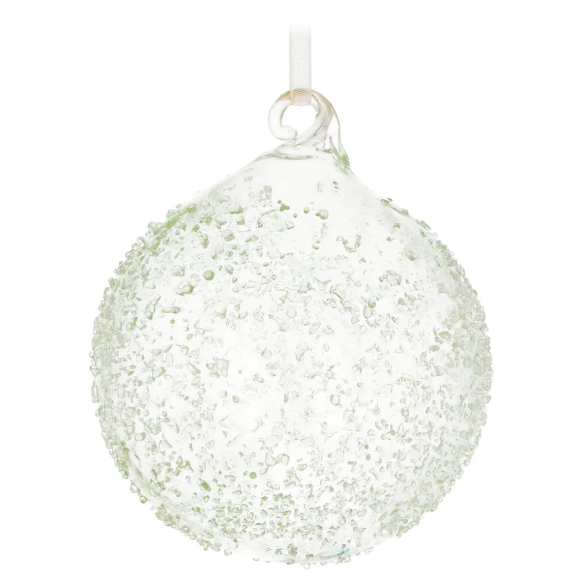 Handgemaakte Eucalyptus Kerstbal Met Spikkels