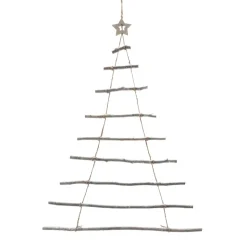 Hangende Ladder Kerstboom 87cm Grey Wash