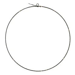 Hangende Metalen Ring Met LED | Ø 40 Cm | Zwart