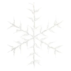 Hangende Sneeuwvlok Met LED | 60 Cm | Timer