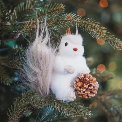 Hanger Eekhoorn 15 Cm Grijs