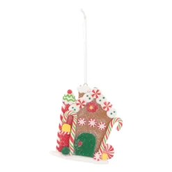 Hanger Peperkoek Gingerbread Huis | Klei | 10 Cm