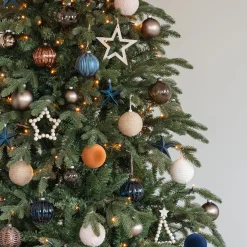 Houten Kralenster Kersthanger