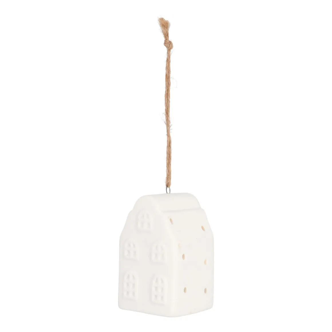 Huisjes Kersthanger Met LED