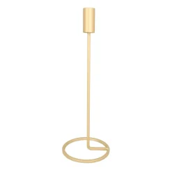 Kandelaar Mat Goud | 32 Cm Hoog | Metaal