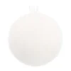 Kerstbal Sneeuwbal | Kunststof | 8 Cm