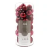 Kerstballen 44 St | Bordeauxrood | Kunststof | 5-8 Cm | In Koker