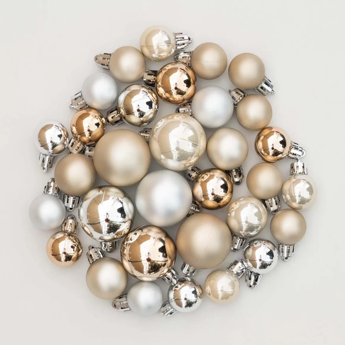 Kerstballen 32 St | Home Sweet Home Mix | Kunststof | 2,5 - 4 Cm | In Koker