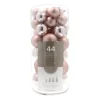 Kerstballen 44 St | Oudroze | Kunststof | 5-8 Cm | In Koker