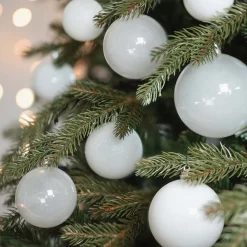 Kerstballen 44 St | Wit | Kunststof | 5-8 Cm | In Koker