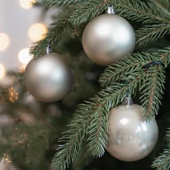 Kerstballen Set 12 St | Champagne | Kunststof