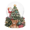 Kerstboom Met Sneeuwbol | ⌀6cm | 9cm Hoog