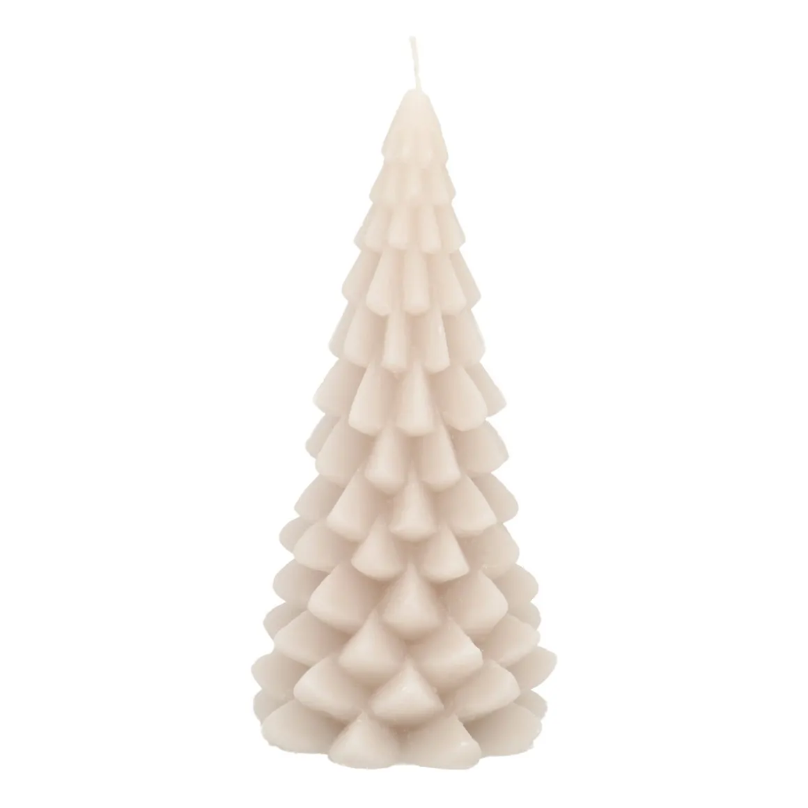 Kerstboomkaars 3D Taupe