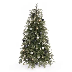 Kerstboompakket 'Modern Elegance': Moderne Ornamenten En Luxe Materialen