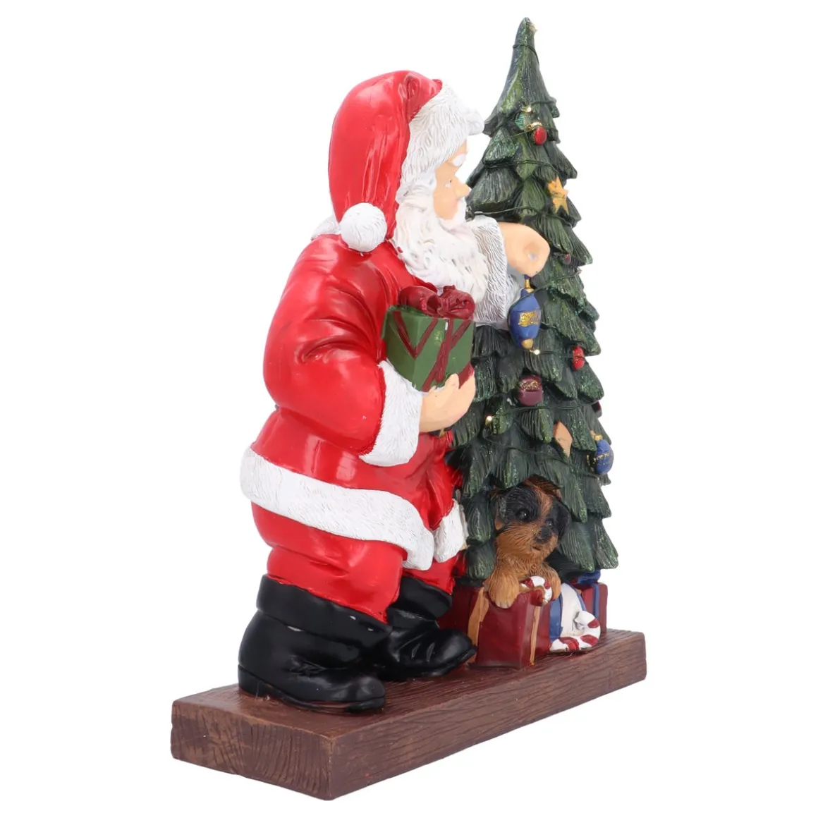 Kerstfiguur Santa Claus Met Led-verlichting