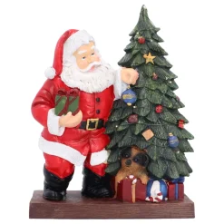 Kerstfiguur Santa Claus Met Led-verlichting