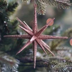 Kersthanger Geometrische Ster | 3D |  Brons | Kunststof | 15cm