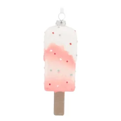 Kersthanger Ijsje | Kunststof | Roze | 14cm
