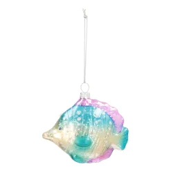 Kersthanger Kleurrijke Vis | Glas | Multi | 10cm