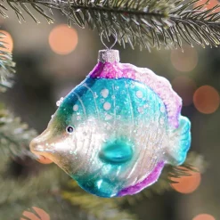 Kersthanger Kleurrijke Vis | Glas | Multi | 10cm