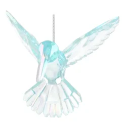 Kersthanger Kolibrie | Blauw | Acryl | 10 Cm