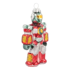 Kersthanger Mega Robot | Glas | Multi | 12cm