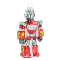 Kersthanger Mega Robot | Glas | Multi | 12cm
