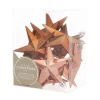 Kersthangers Sterren 12 St | Brons | 10 Cm