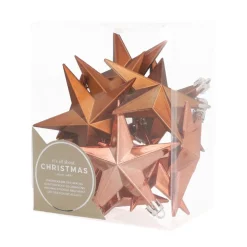 Kersthangers Sterren 12 St | Brons | 10 Cm