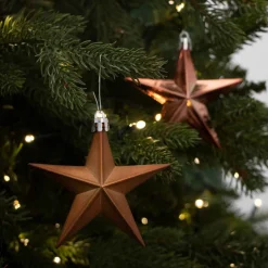 Kersthangers Sterren 12 St | Brons | 10 Cm