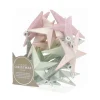 Kersthangers Sterren 12 St | 'Romantic Pastel' Mix | 10 Cm