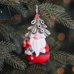 Kerstman Kersthanger Met Hip Kapsel En Zuurstok