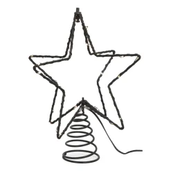 Kerstpiek Met LED-licht | Binnen En Buiten | 25 Cm