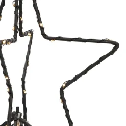 Kerstpiek Met LED-licht | Binnen En Buiten | 25 Cm