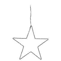 Kerstster 35 Cm Met 96 Warmwitte LED-lampjes