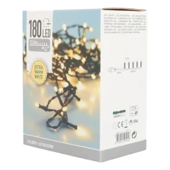 Kerstverlichting | 180 LED | Extra Warm Wit | 13,5 M | IP44 | Binnen & Buiten