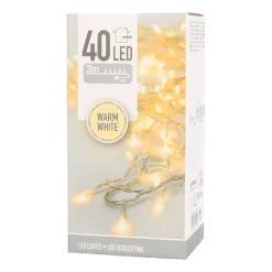 Kerstverlichting | 40 LED | Warm Wit | 3 M | IP44 | Binnen & Buiten