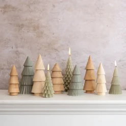 Kleine Kerstboomkaars 3D Groen