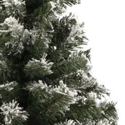 Kleine Kunstkerstboom | 75 Cm | Met Sneeuw En Jute Voet